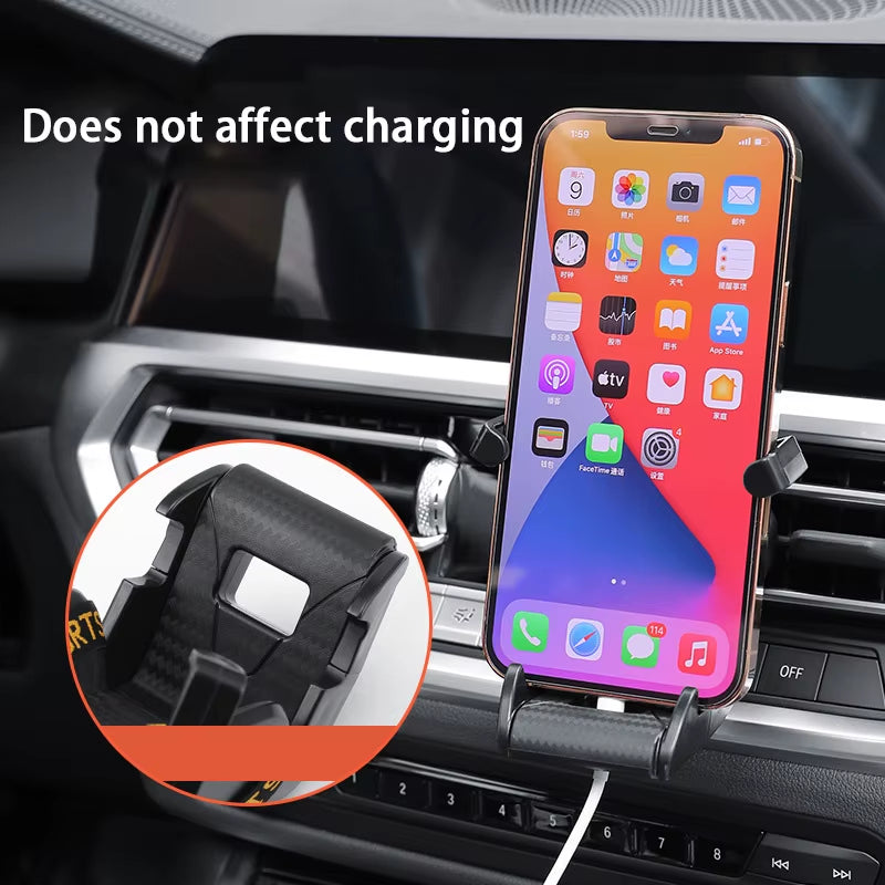 Racing Seat Shape Car Phone Holder Auto Air Vent Mobile Phone Clip 360 Degree Rotatable Car Cellphone Rack for Car Interior