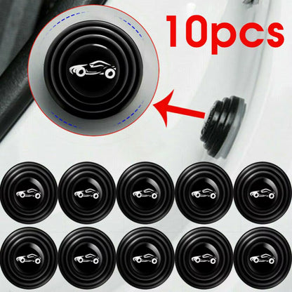 10Pcs Shock Absorber Silicone Protection Sticker Universal Pad Car Door Shock Stickers Absorber Gaskets Car Exterior Accessories