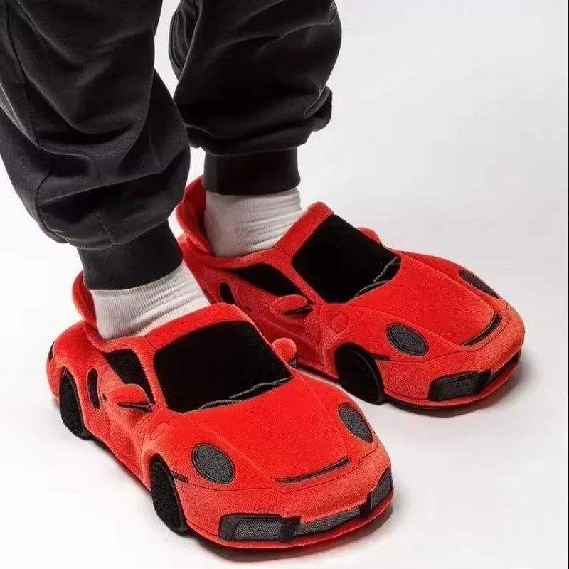 2025 Car Plush Slippers for BMW Slippers Fun Vehicle Shape Stuffed Shoes Women Men Valentine'S Day Gifts Indoor House