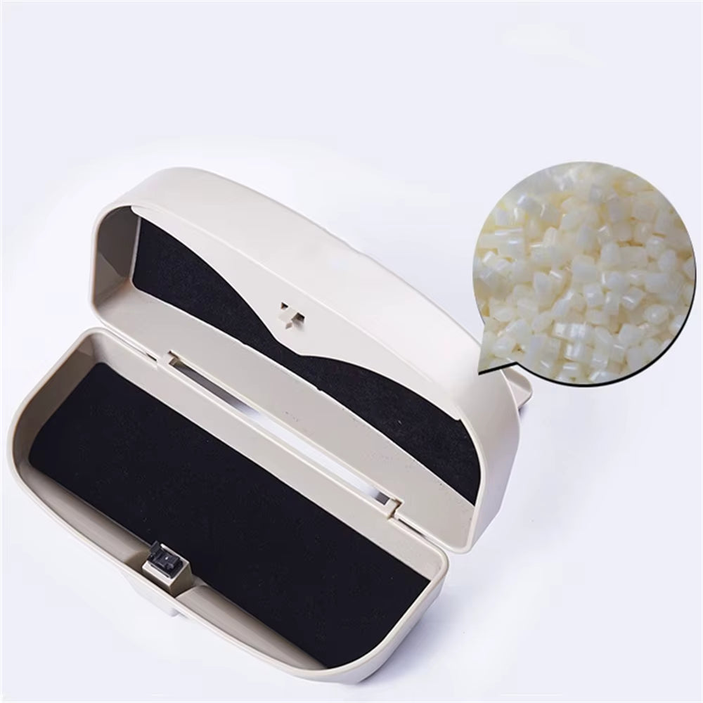 Car Glasses Box Portable Car Sunglasses Holder in the Car Driving Glasses Holder Eyeglass Case Sun Visor Car Lenses Holder