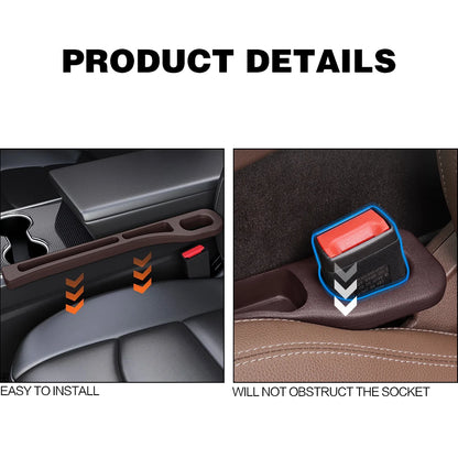 2PCS Car Seat Gap Filler between Seats Crevice Interior Decoration Auto Accessories for BMW E46 E90 E60 F30 F10 E39 G20 F20 E92