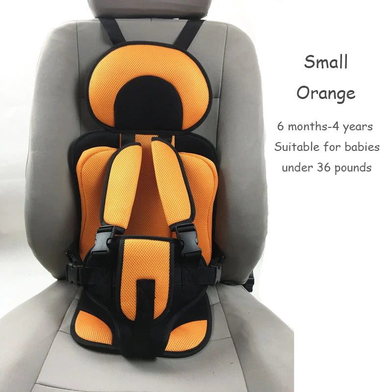 Child Safety Seat Mat for 6 Months to 12 Years Old Breathable Chairs Mats Baby Car Seat Cushion Adjustable Stroller Seat Pad