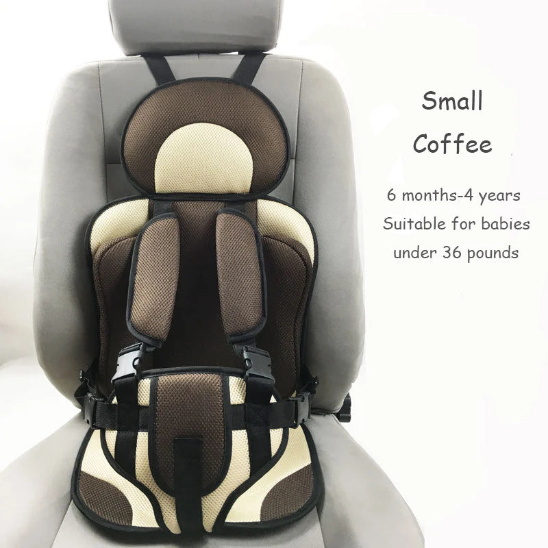 Child Safety Seat Mat for 6 Months to 12 Years Old Breathable Chairs Mats Baby Car Seat Cushion Adjustable Stroller Seat Pad