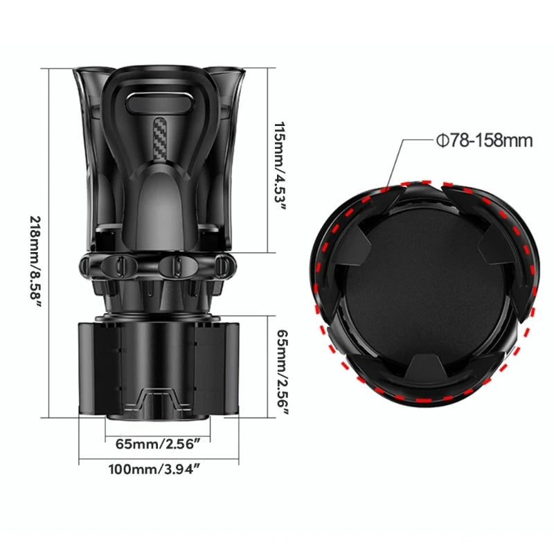 Slip-Proof Cup Holder 360 Degree Rotating Waters Car Cup Bracket Stand