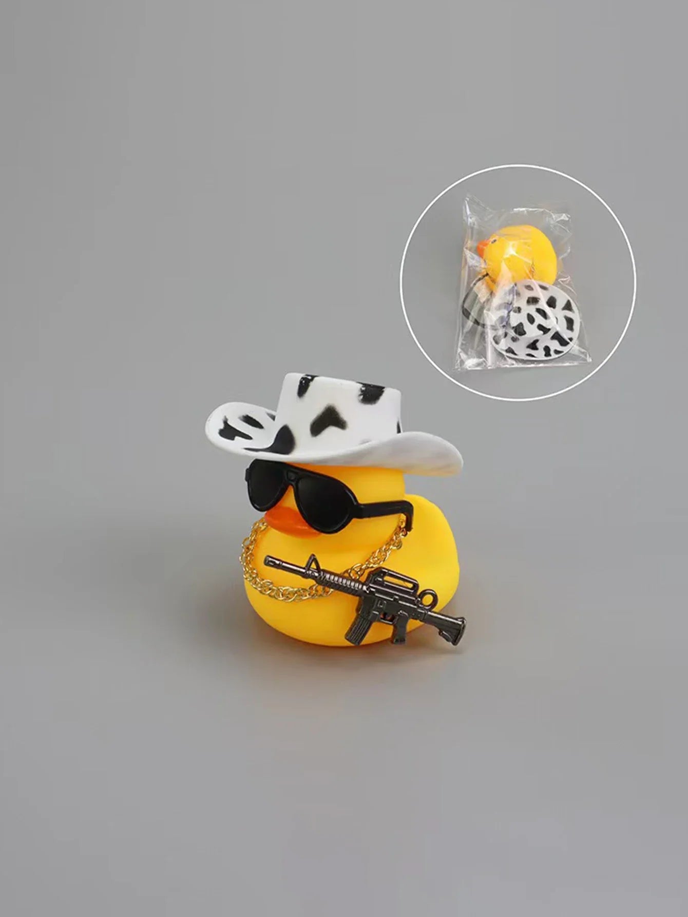 1Pc Cute & Cool Duck Shaped Car Interior Decorative Accessory