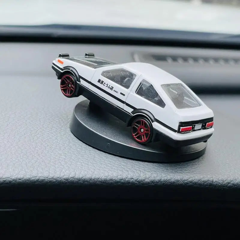 Drift Rotating Auto Turning Gyroscope Alloy AE86 Car Model Interior Center Console Decorative Ornaments Christmas Holiday Gifts