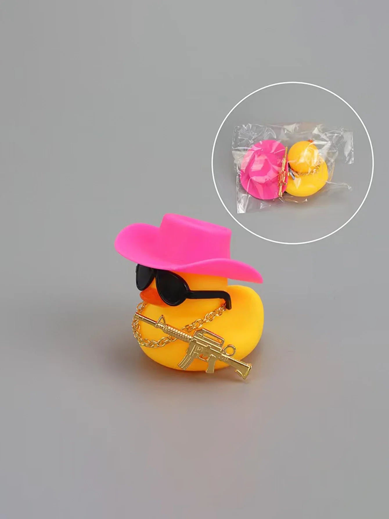 1Pc Cute & Cool Duck Shaped Car Interior Decorative Accessory