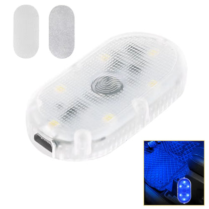 Car Interior 5V Led Lighting Finger Touch Sensor Reading Lamp LED Attraction Lights USB Charge 6 Bulbs Car Door Light