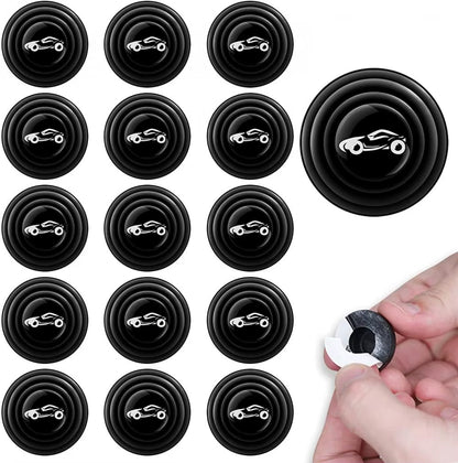 10Pcs Shock Absorber Silicone Protection Sticker Universal Pad Car Door Shock Stickers Absorber Gaskets Car Exterior Accessories