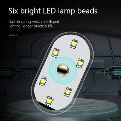 Car Interior 5V Led Lighting Finger Touch Sensor Reading Lamp LED Attraction Lights USB Charge 6 Bulbs Car Door Light