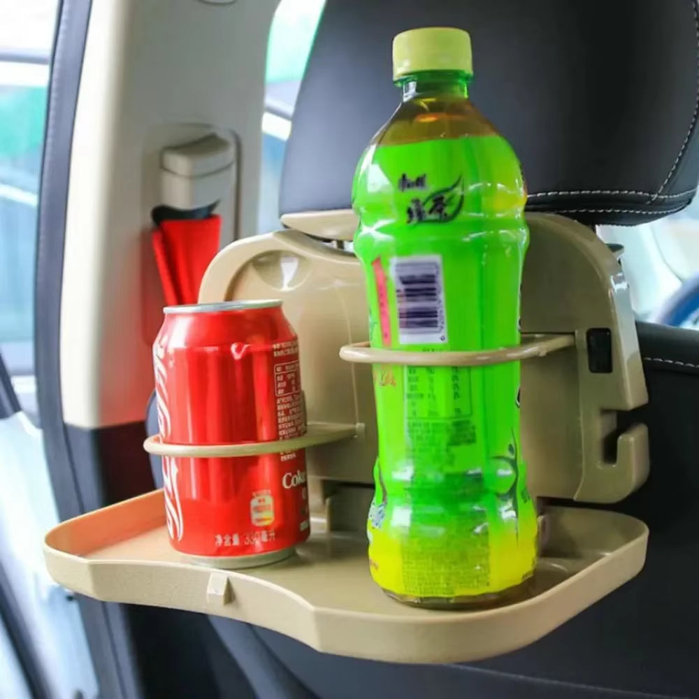 Car Drink Holder Folding Car Cup Holder Bracket for Food Auto Back Rear Seat Table Cup Phone Holder Car Storage Box Universal