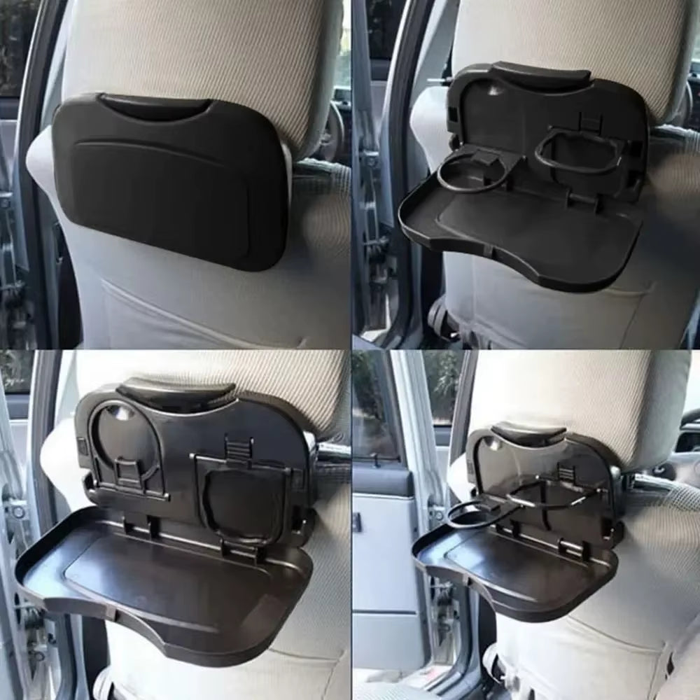 Car Drink Holder Folding Car Cup Holder Bracket for Food Auto Back Rear Seat Table Cup Phone Holder Car Storage Box Universal