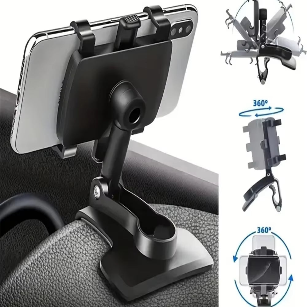 Universal Car Phone Holder Stand Dashboard Car Clip Mount GPS Display Bracket Car Mobile Phone Support for Iphone Samsung Xiaomi